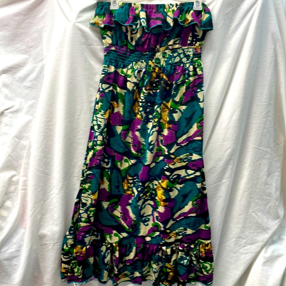 NEW!!! Roommate ruffled tail and top sleeveless dress sz M